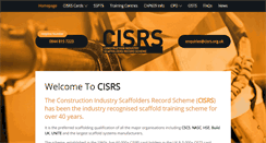 Desktop Screenshot of cisrs.org.uk
