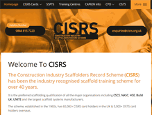 Tablet Screenshot of cisrs.org.uk